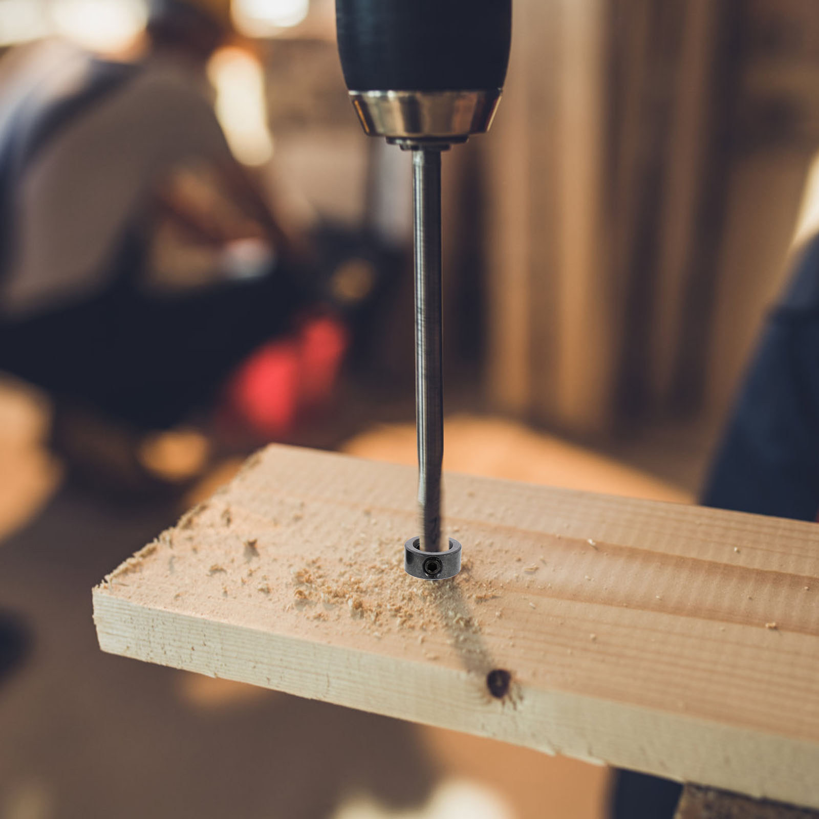 Woodworking Drill Bits - Набор ограничителей глубины сверления из углеродистой