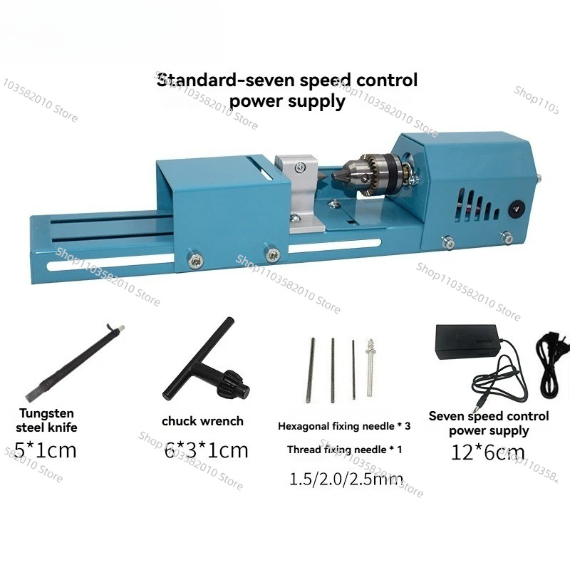 Woodworking Lathe - Маленький токарный станок - многофункциональный токарный