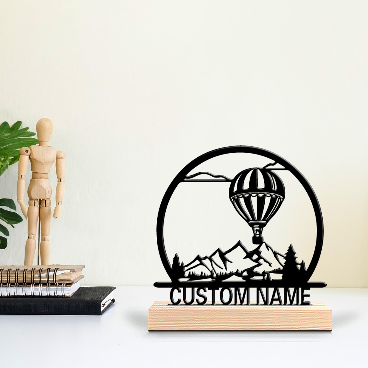 Woodworking Art - Металлическая статуэтка в виде воздушного шара