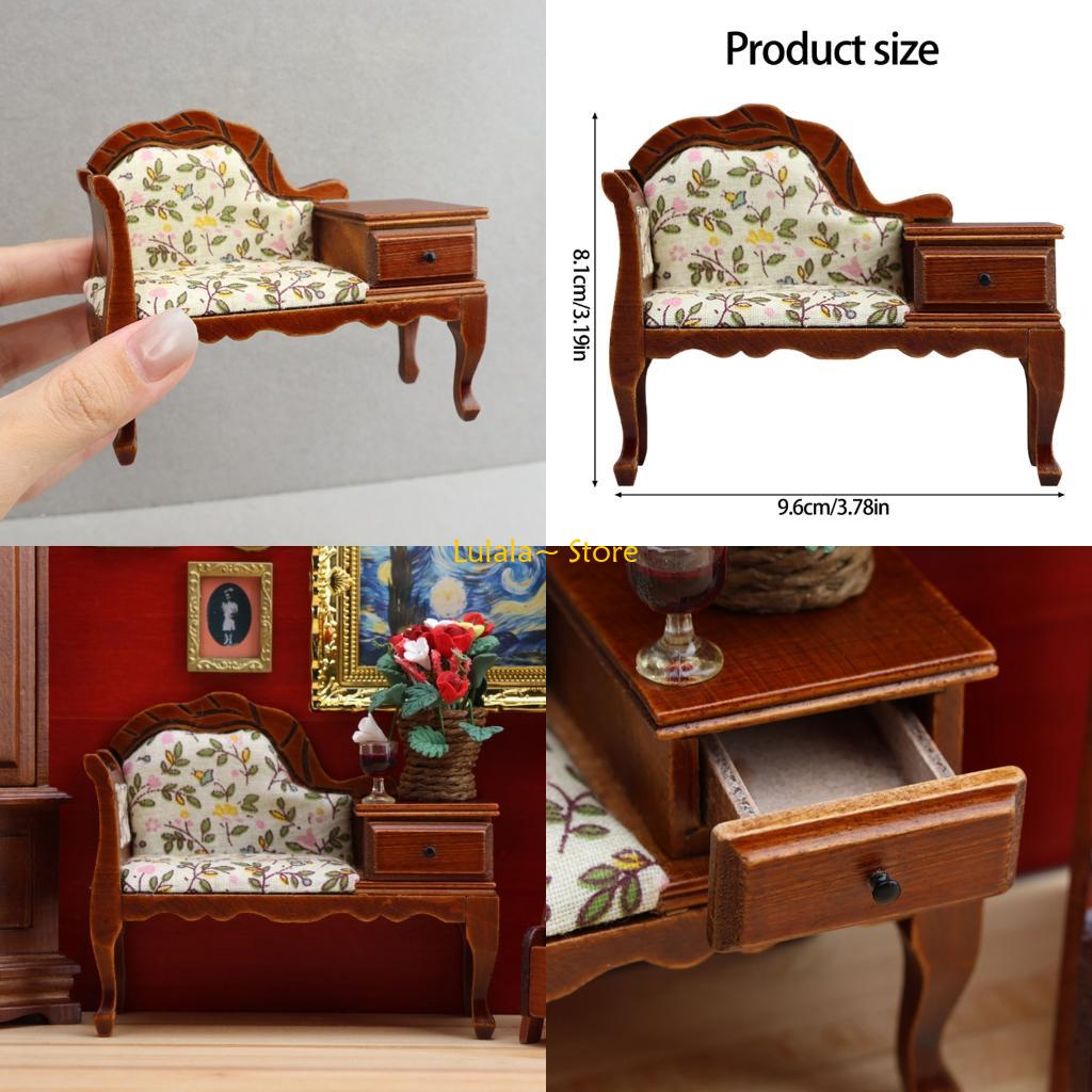 Woodworking Show - Y4QA Деревянный миниатюрный шезлонг 1, 12