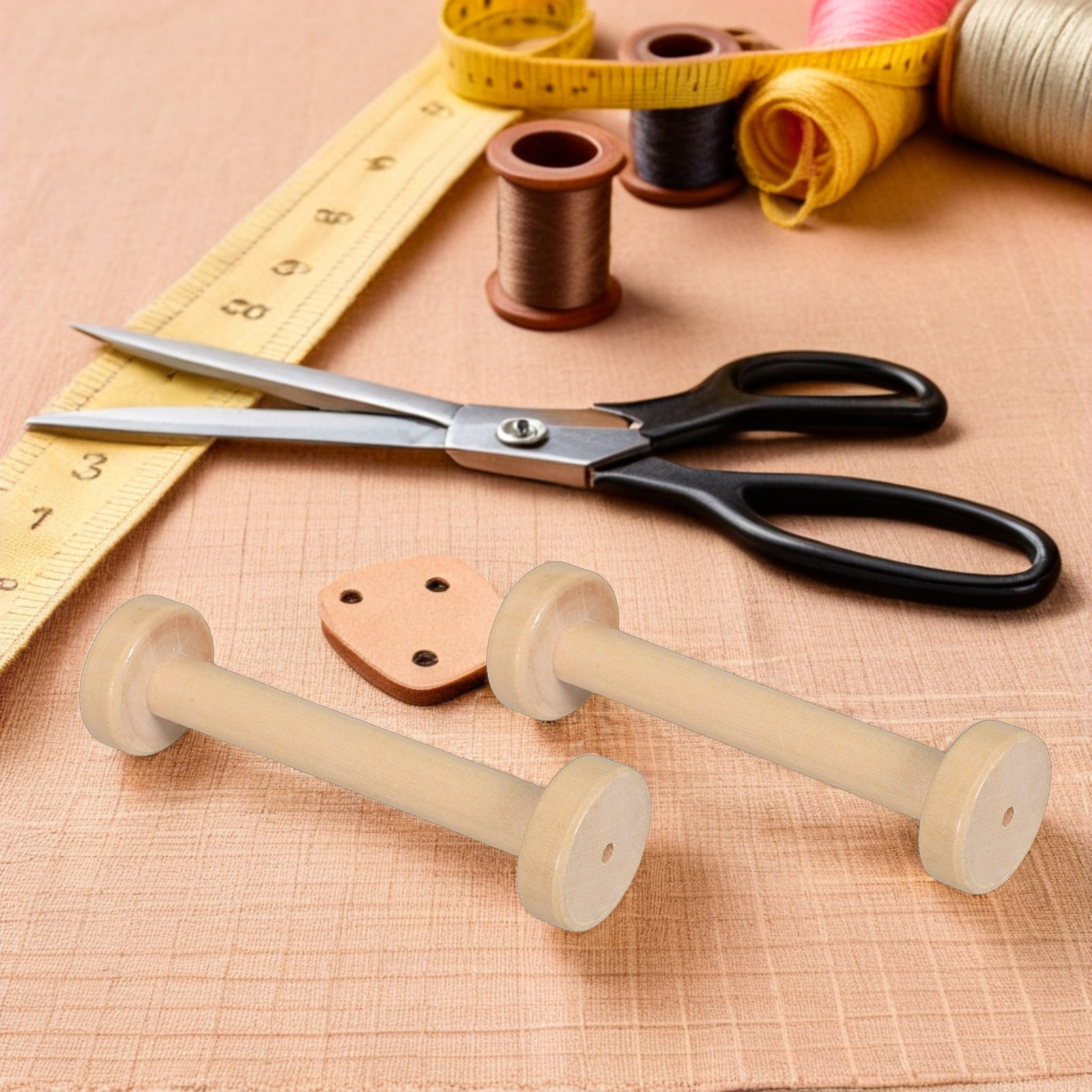 Woodworking Art - Набор из 5 деревянных катушек в