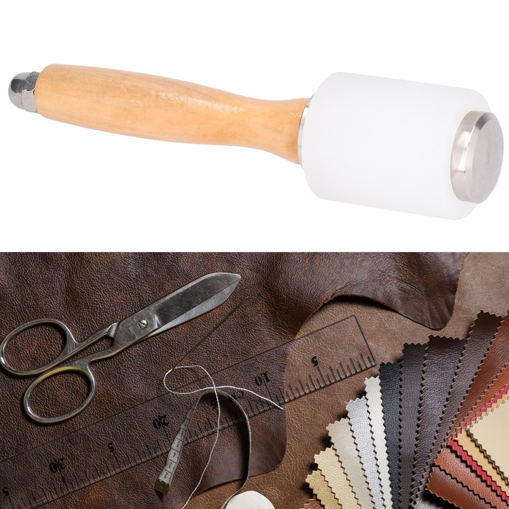 Wooden Mallet Carving - Молоток для работы с кожей из