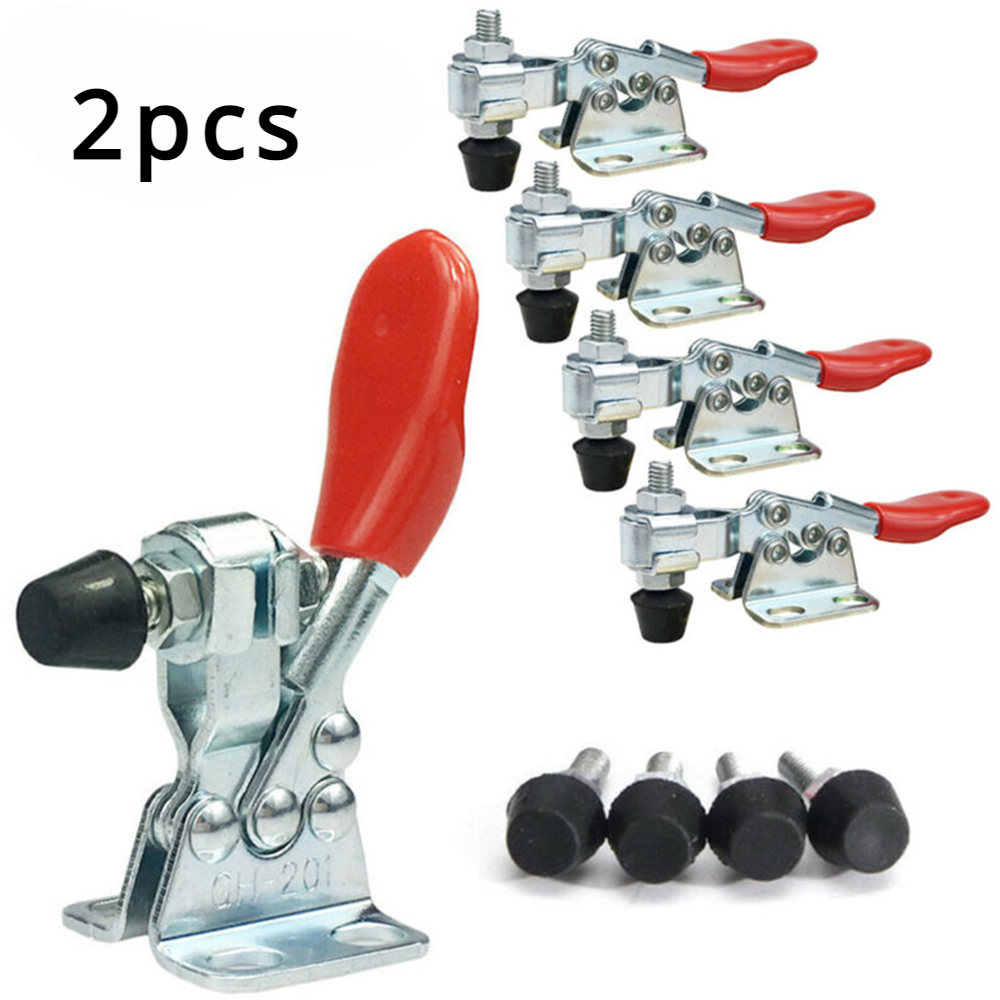 Woodworking Quick Clamps - 2 шт., быстросъемные вертикальные/горизонтальные зажимы