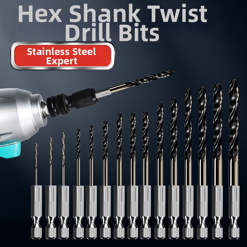 Woodworking Drill Bits - 1,5-6,5 мм шестиугольная ручка, трехконечный набор