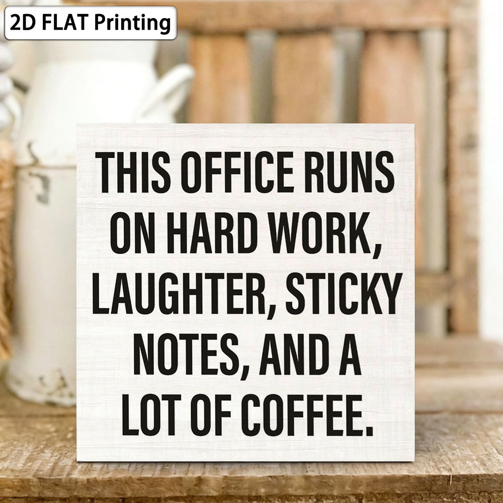 Woodworking Quotes Funny - Деревянная табличка с цитатой о кофе