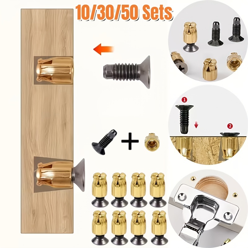 Woodworking Shop - Наборы для ремонта петель (10/30/50 шт.):