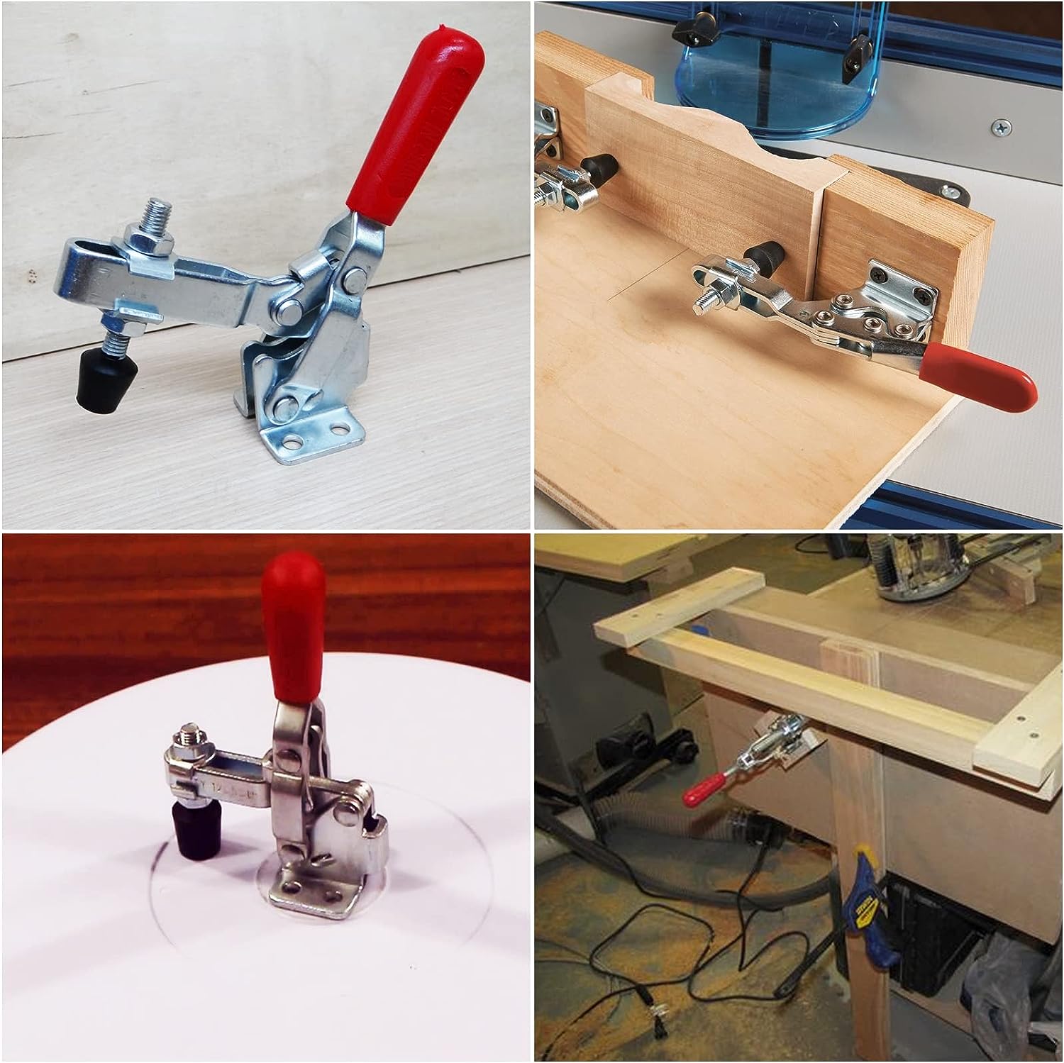 4 шт. быстросъемных зажимов-фи – обзор и цена Woodworking Quick Clamps