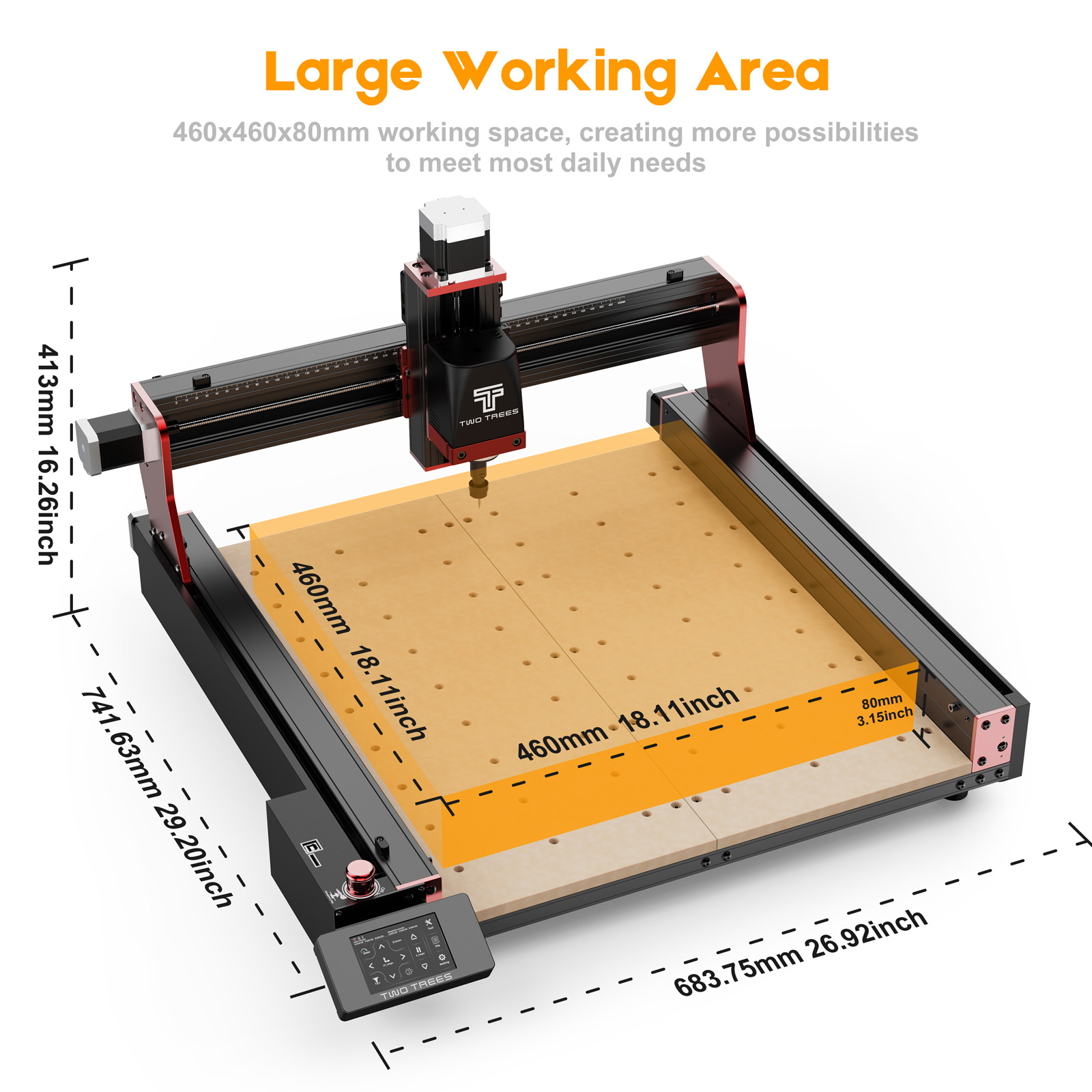 TWOTREES TTC450 pro Деревообра – обзор и цена Xyz Woodworking
