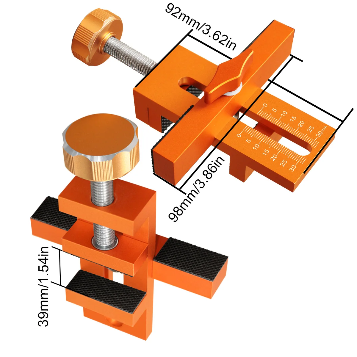 Металлический регулируемый заж – обзор и цена Woodworking Quick Clamps